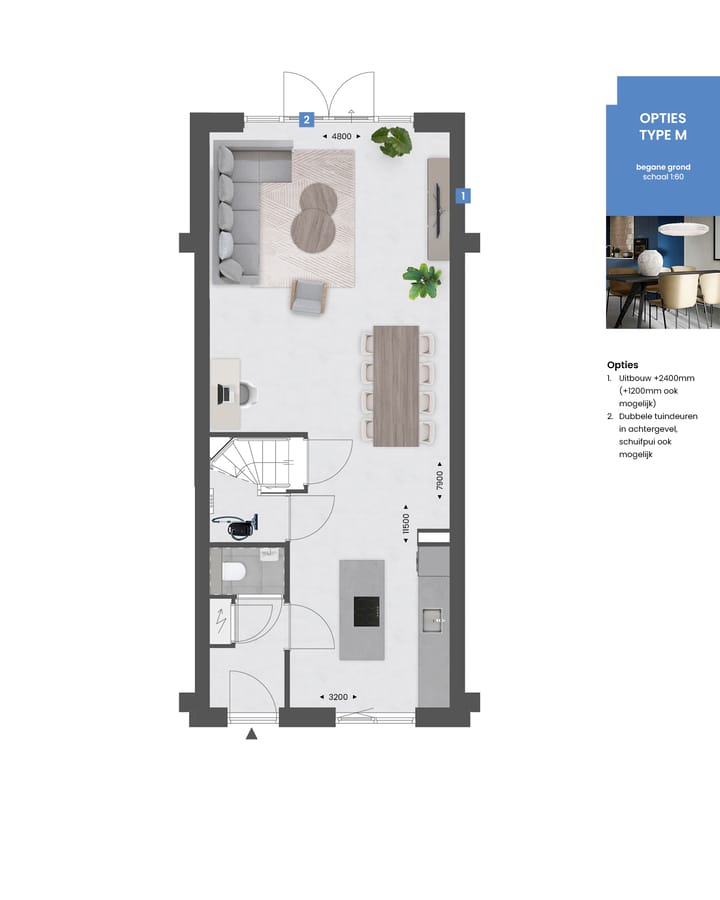 Foto 5 van Tussenwoning | Berghse Weide (Bouwnr. 9)