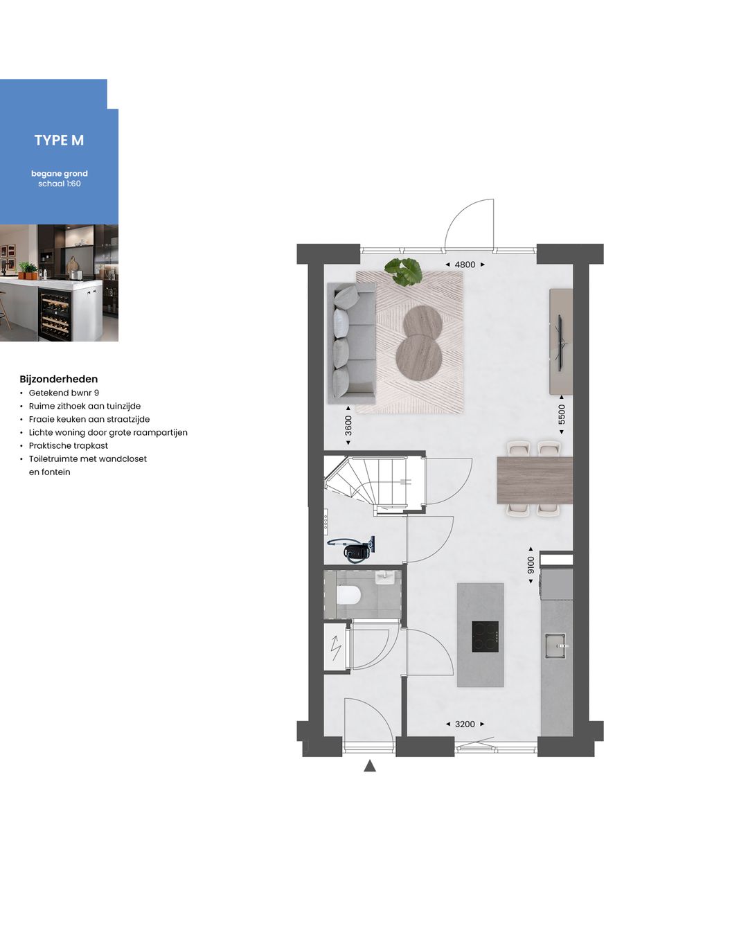 Foto 2 van Tussenwoning | Berghse Weide (Bouwnr. 34)