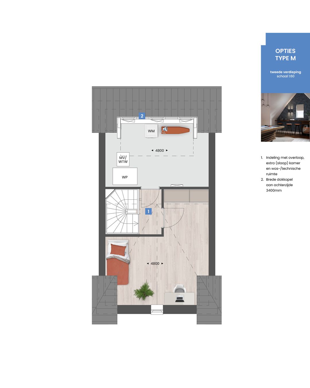 Foto 7 van Tussenwoning | Berghse Weide (Bouwnr. 9)