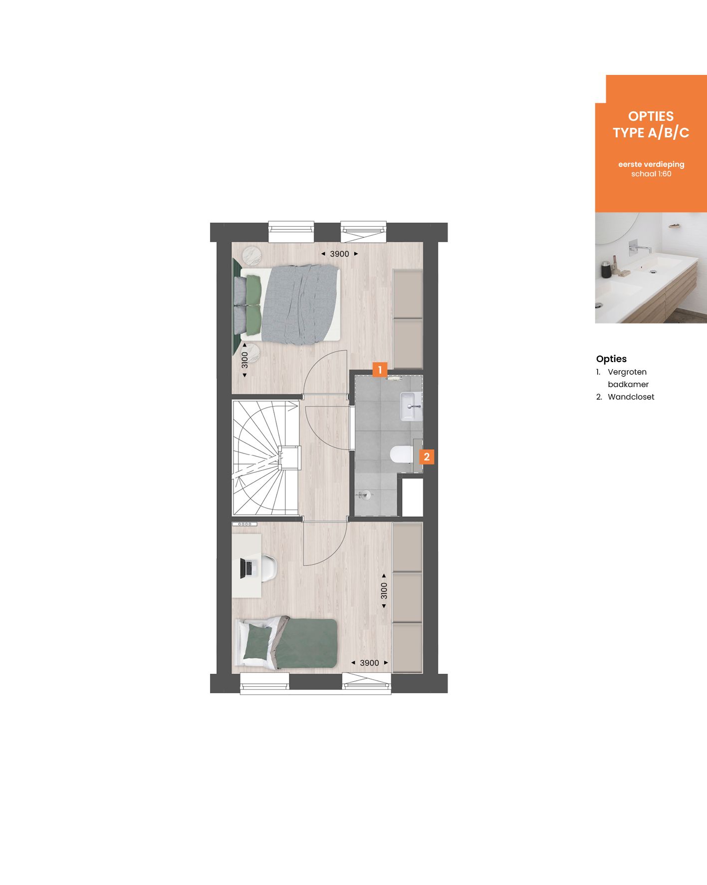 Foto 6 van Tussenwoning | Berghse Weide (Bouwnr. 30)