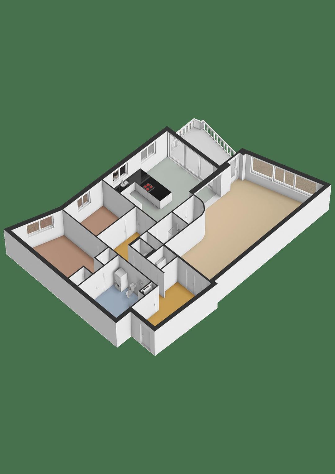 Foto 37 van Burgemeester Van der Borchlaan 2-K