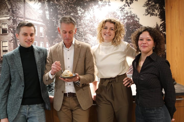 Een promotiefoto voor op kantoor