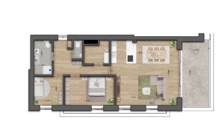 Foto 37 van Appartement J72