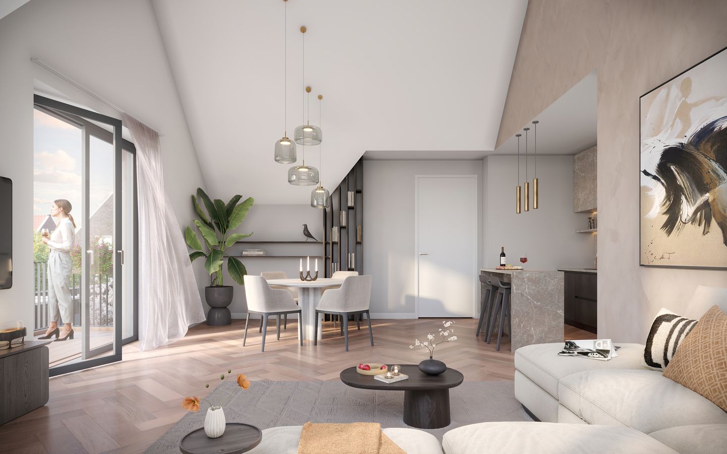 Foto 4 van 9 | 2 kmr app | Stadshoeve Lievendaal (Bouwnr. 9)