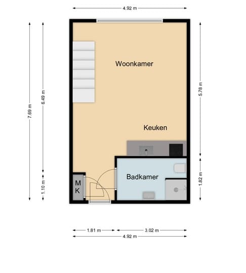 Foto 16 van Wolter ten Catestraat 57-F