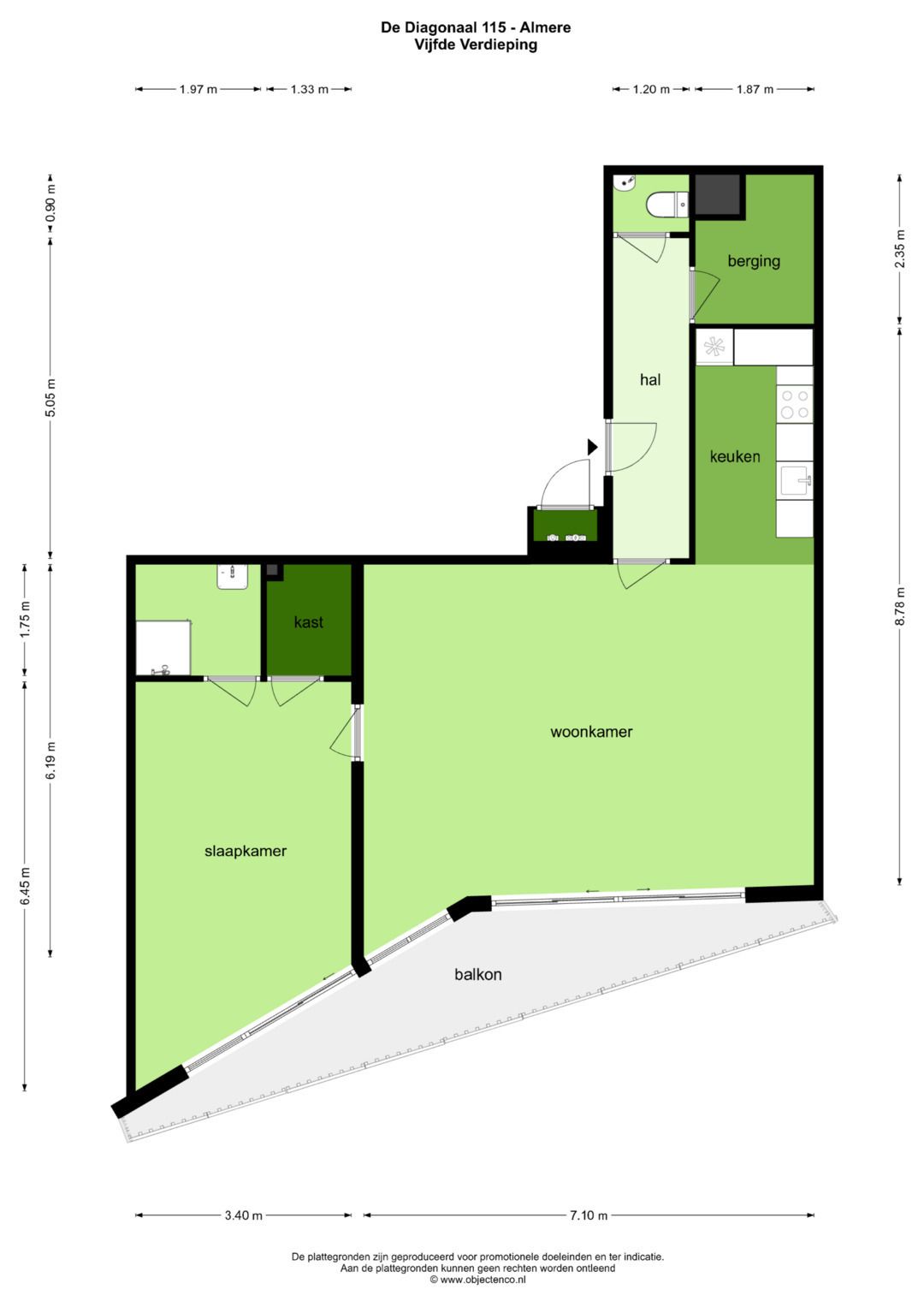 Foto 45 van De Diagonaal 115