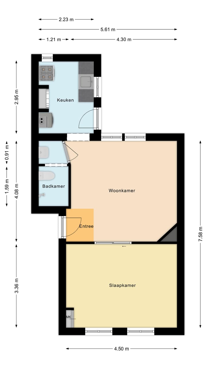 Foto 30 van Van Houweningenstraat 80-H
