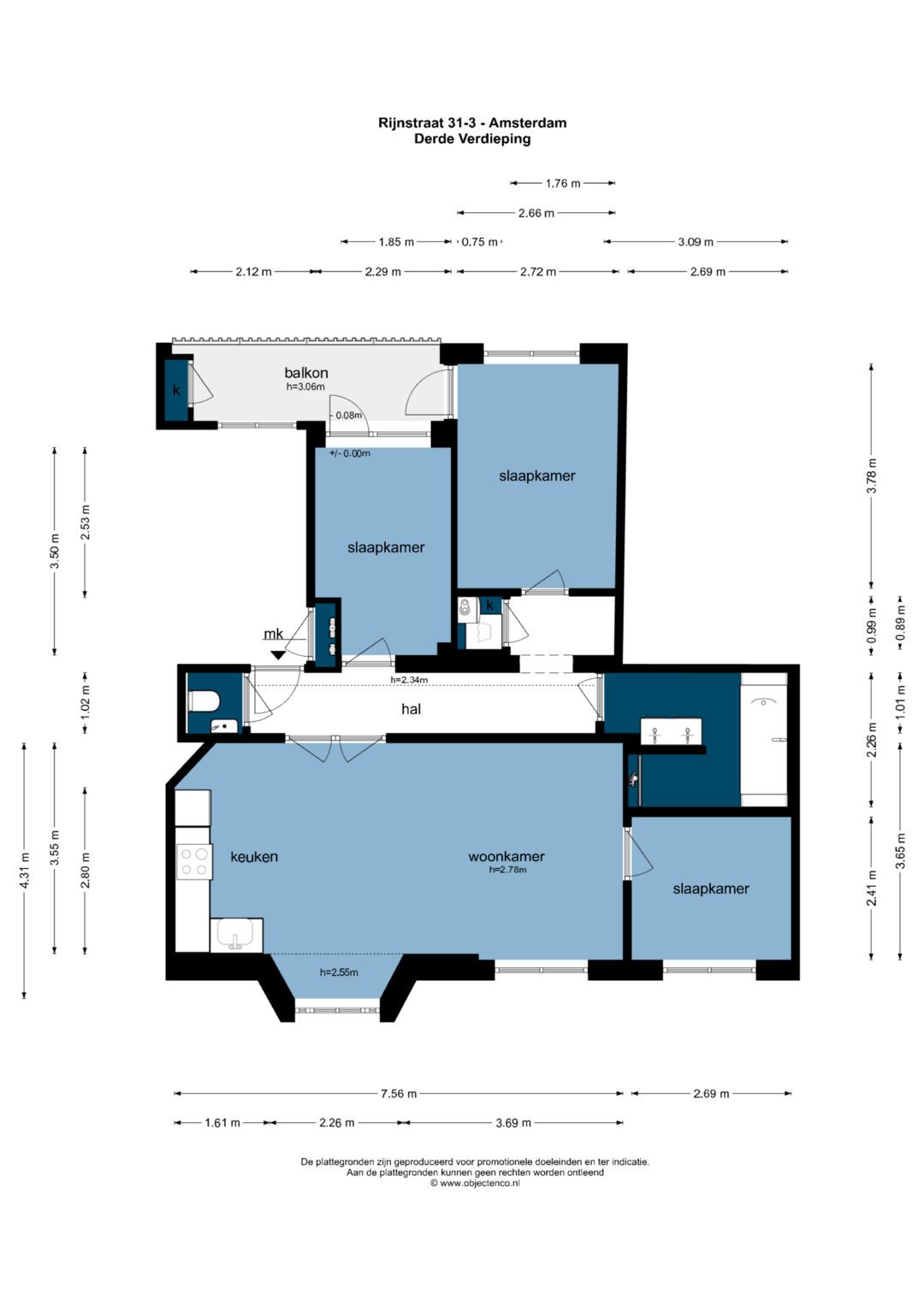 Foto 31 van Rijnstraat 31-3