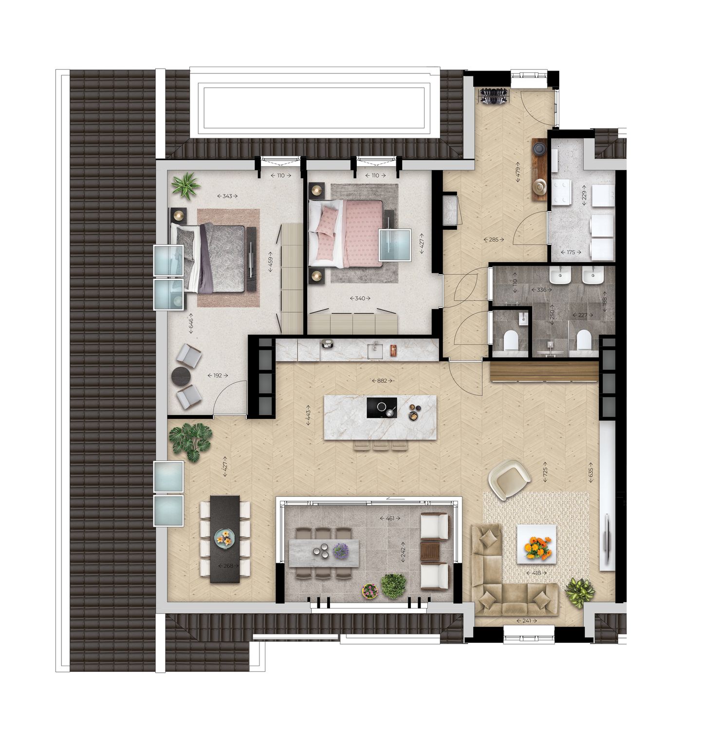 Foto 5 van Penthouse (Bouwnr. 16)