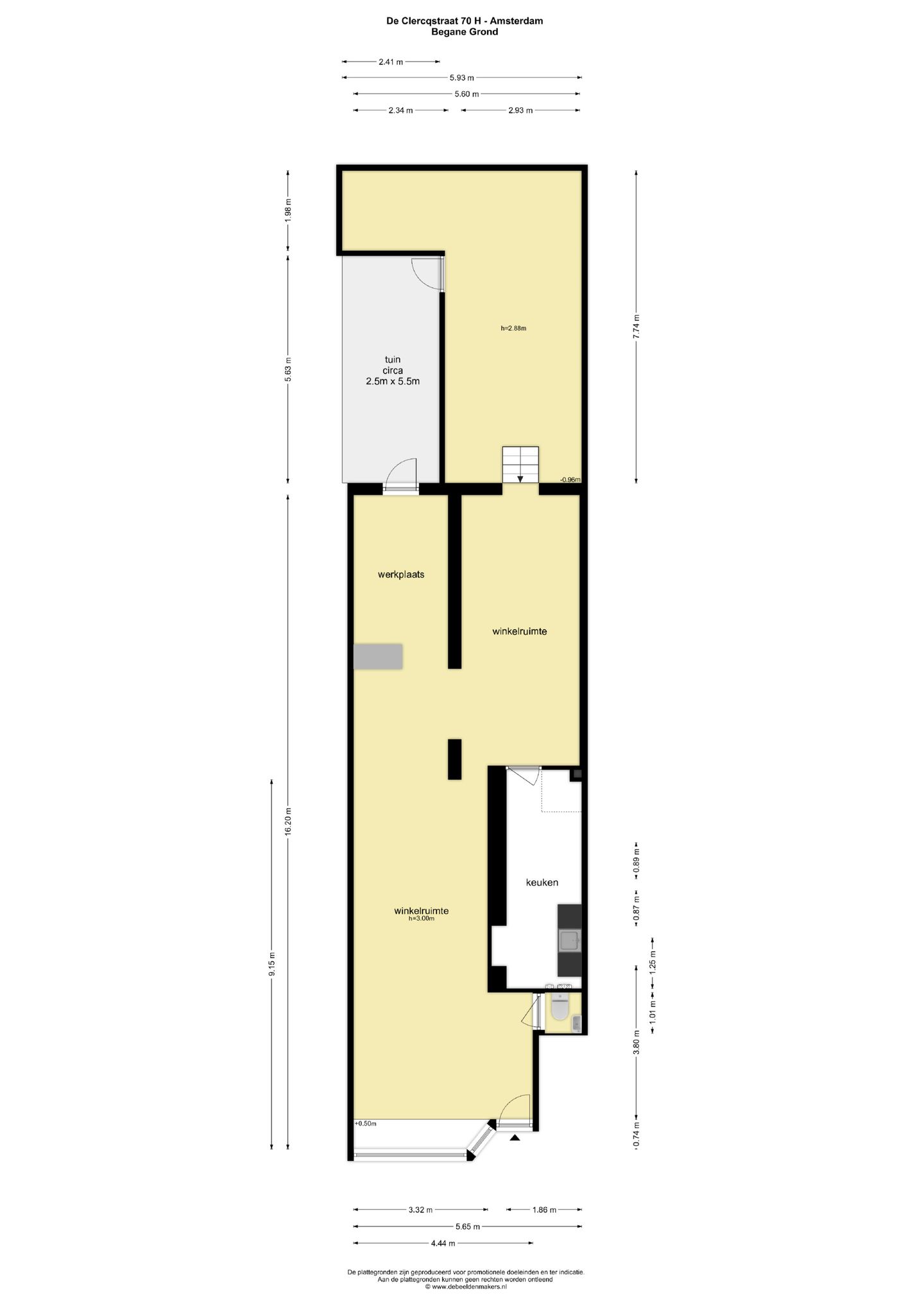 View photo 3 of De Clercqstraat 70-H