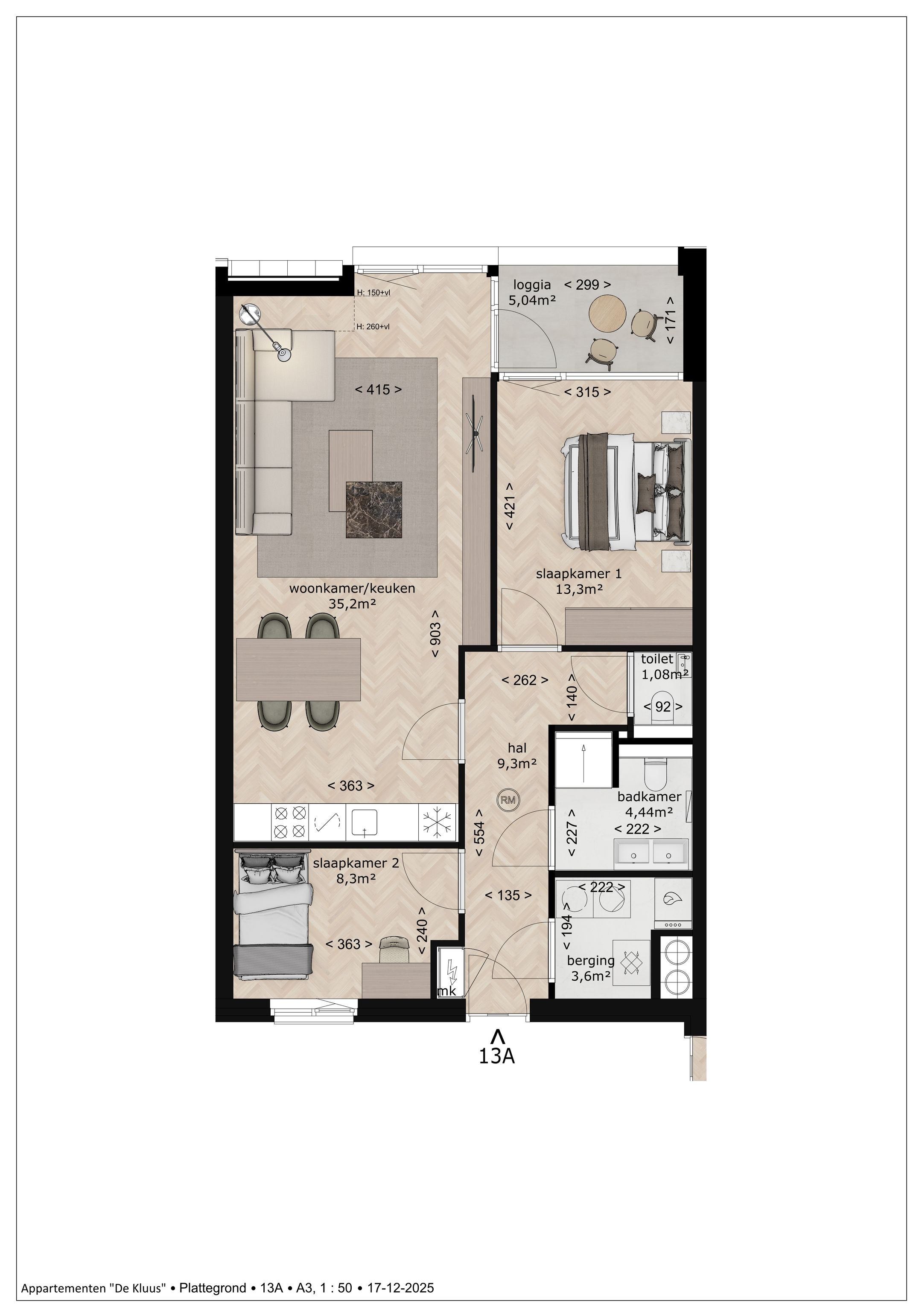 Foto 3 van "De Kluus" Appartementen (Bouwnr. 13)