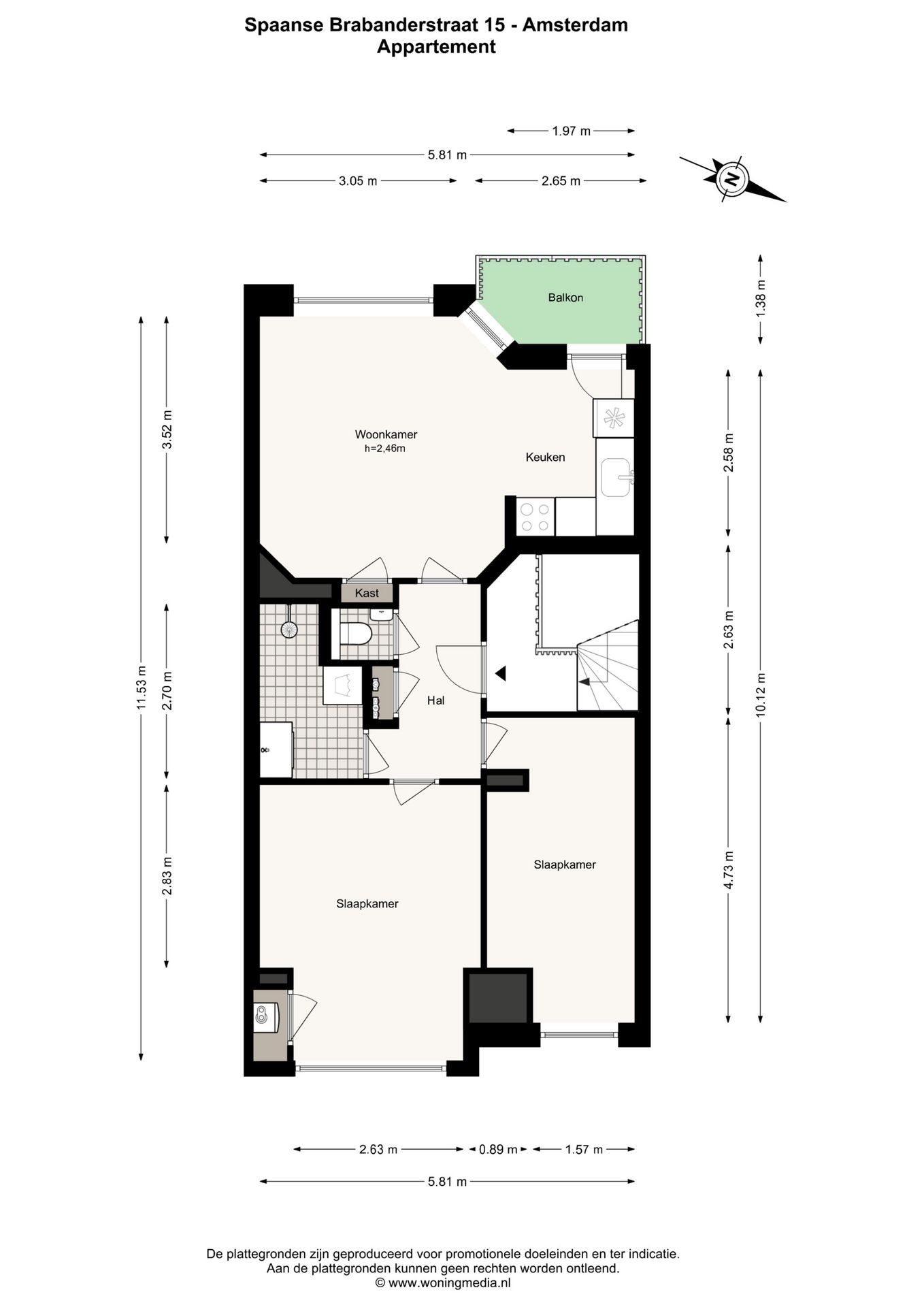 Foto 20 van Spaanse Brabanderstraat 15