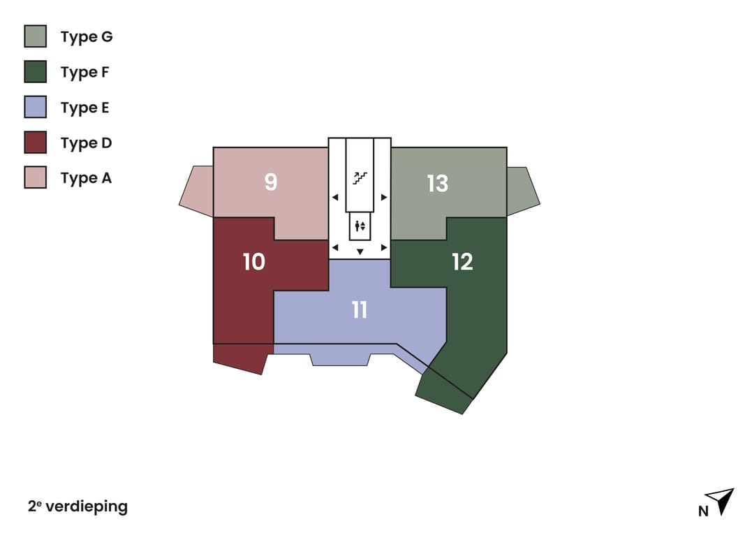 Foto 8 van Type G, (bnr. 8-13-18) (Bouwnr. 13)