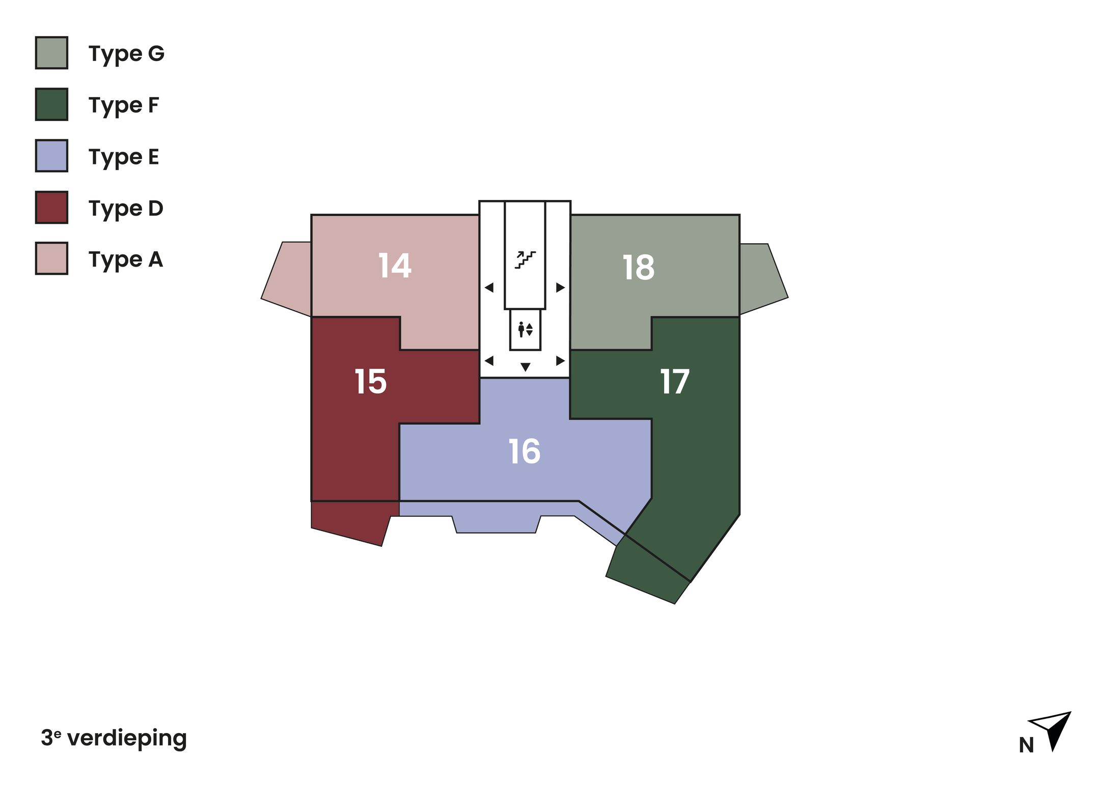 Foto 6 van Type E, (bnr. 6-11-16) (Bouwnr. 16)