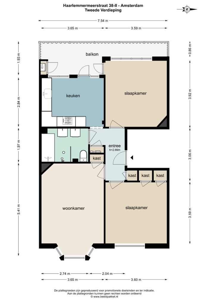 Foto 38 van Haarlemmermeerstraat 38-2
