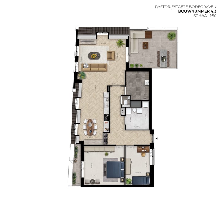 Foto 2 van Pastoriestaete (Bouwnr. 4.3)