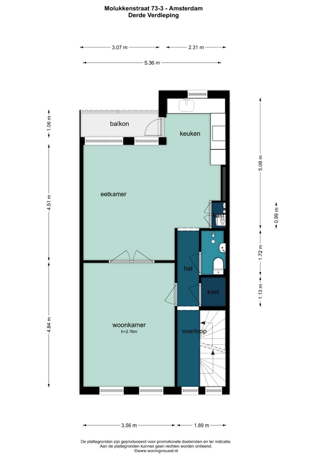 Foto 27 van Molukkenstraat 73-3