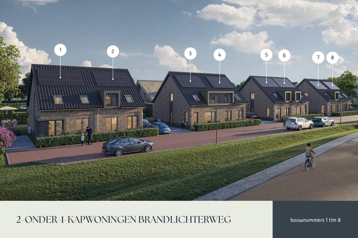 Foto van 2-onder-1-kapwoningen Brandlichterweg 2-onder-1-kapwoning