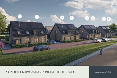 Foto van 2-onder-1-kapwoningen Brandlichterweg 2-onder-1-kapwoning