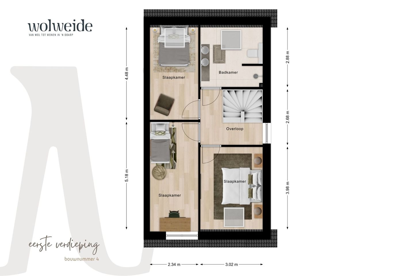 Foto 10 van Wolweide - Brandlichterweg bouwnummer 4 (Bouwnr. 4)
