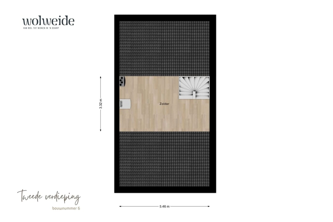 Foto 11 van Wolweide - Brandlichterweg bouwnummer 6 (Bouwnr. 6)