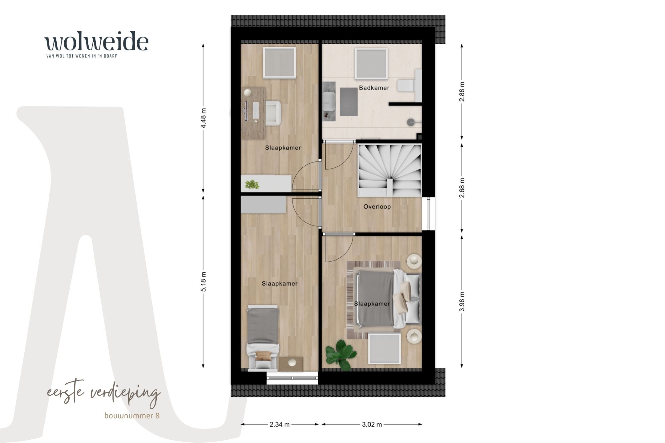 Foto 9 van Wolweide - Brandlichterweg bouwnummer 8 (Bouwnr. 8)