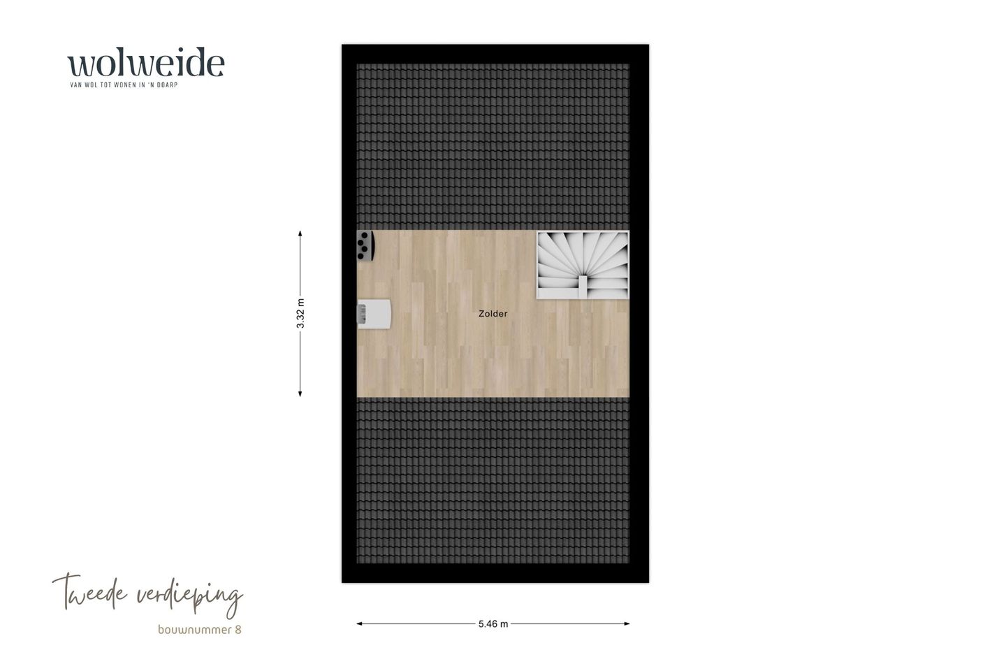 Foto 10 van Wolweide - Brandlichterweg bouwnummer 8 (Bouwnr. 8)