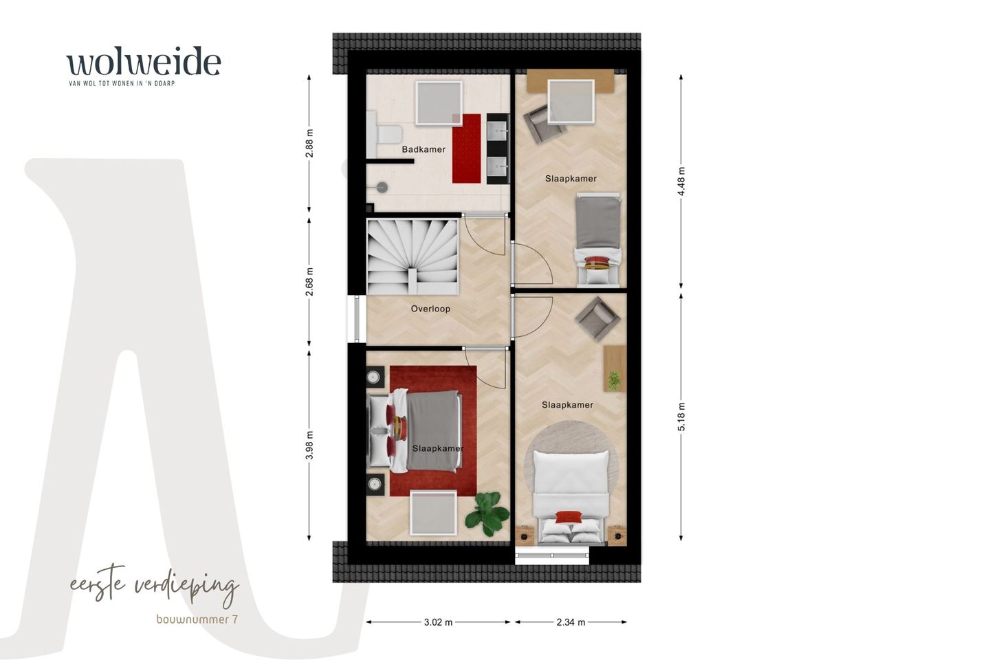 Foto 10 van Wolweide - Brandlichterweg bouwnummer 7 (Bouwnr. 7)