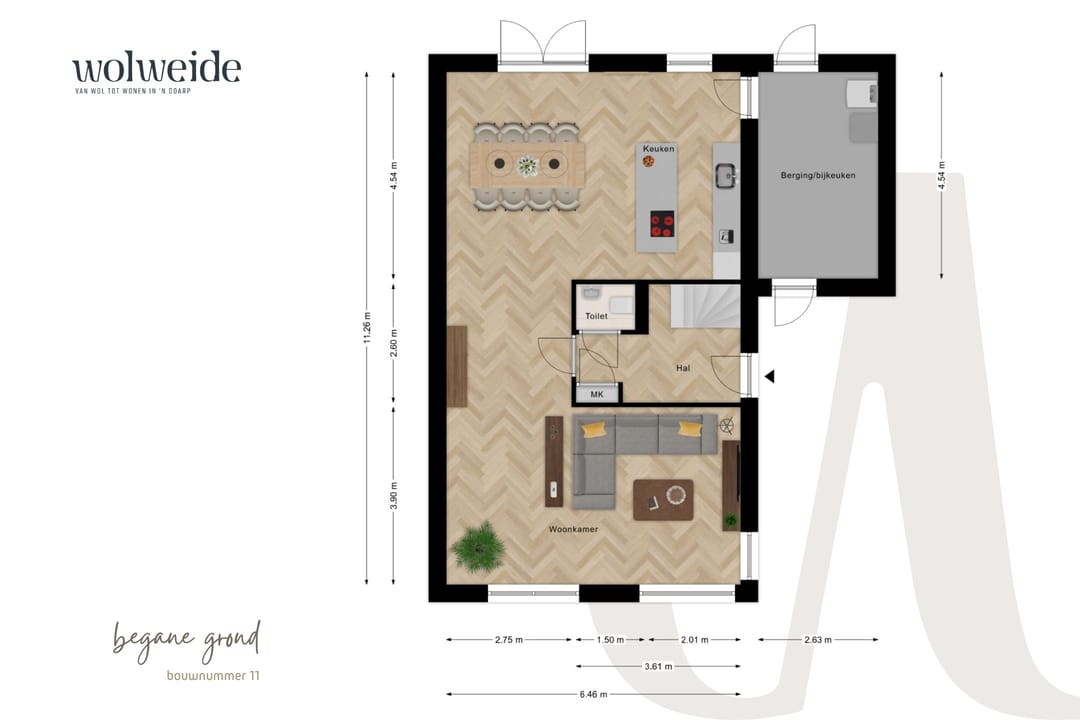 Foto 11 van Wolweide - Diekmanhof bouwnummer 11 (Bouwnr. 11)
