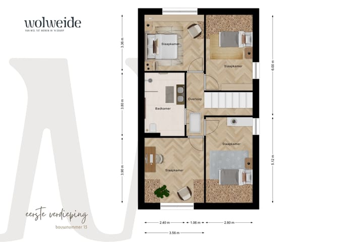 Foto 12 van Wolweide - Diekmanhof bouwnummer 13 (Bouwnr. 13)