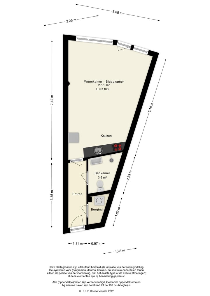 Foto 34 van Louis Armstrongweg 54-D