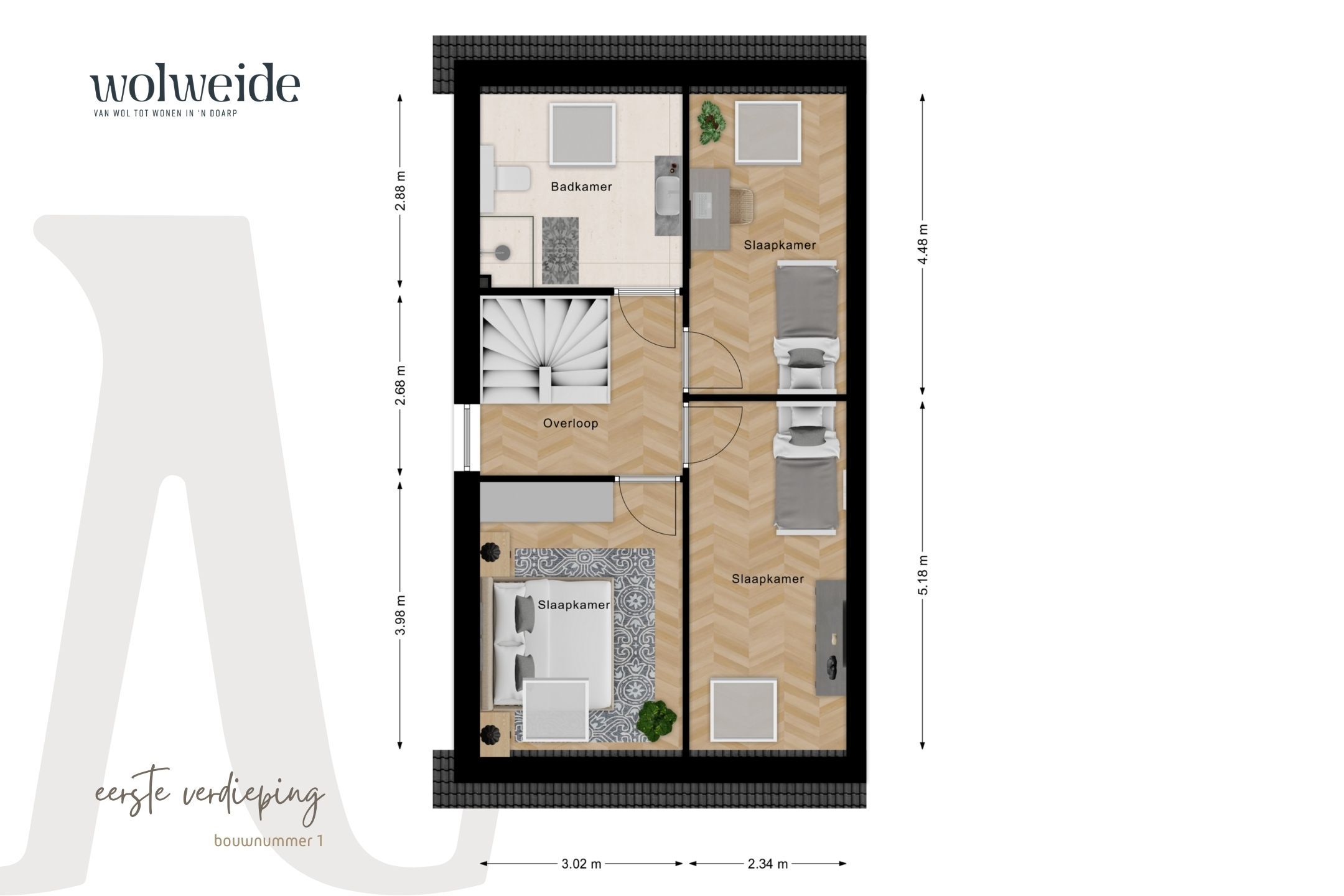 Foto 9 van Wolweide - Brandlichterweg bouwnummer 1 (Bouwnr. 1)