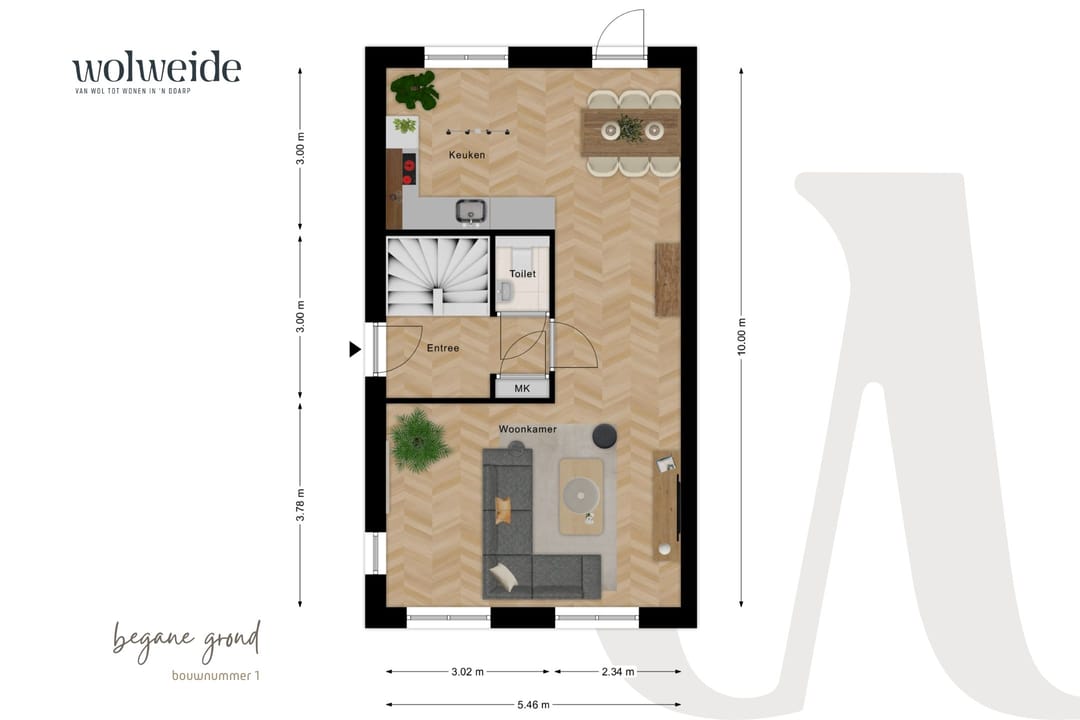 Foto 8 van Wolweide - Brandlichterweg bouwnummer 1 (Bouwnr. 1)