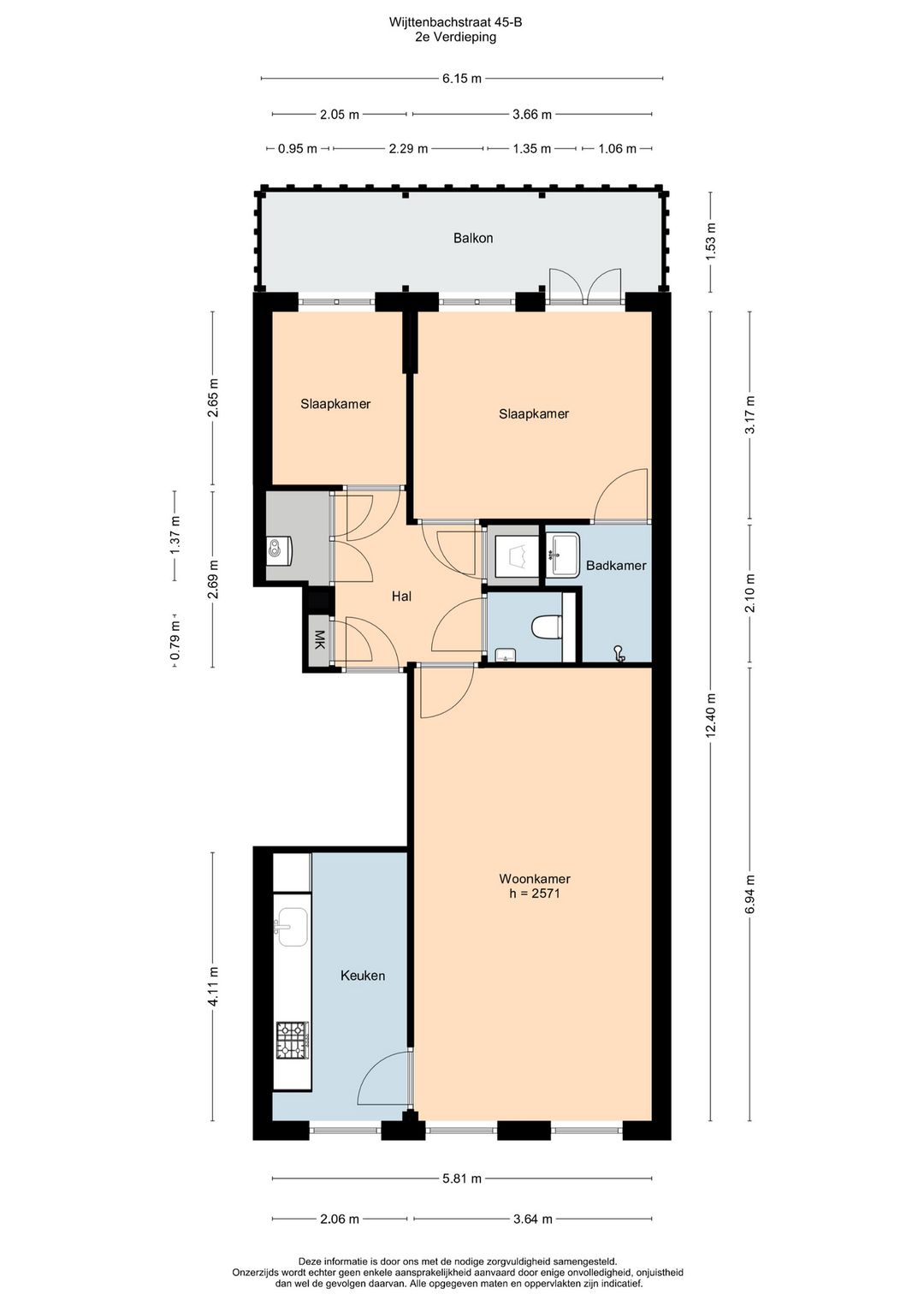 Foto 22 van Wijttenbachstraat 45-B