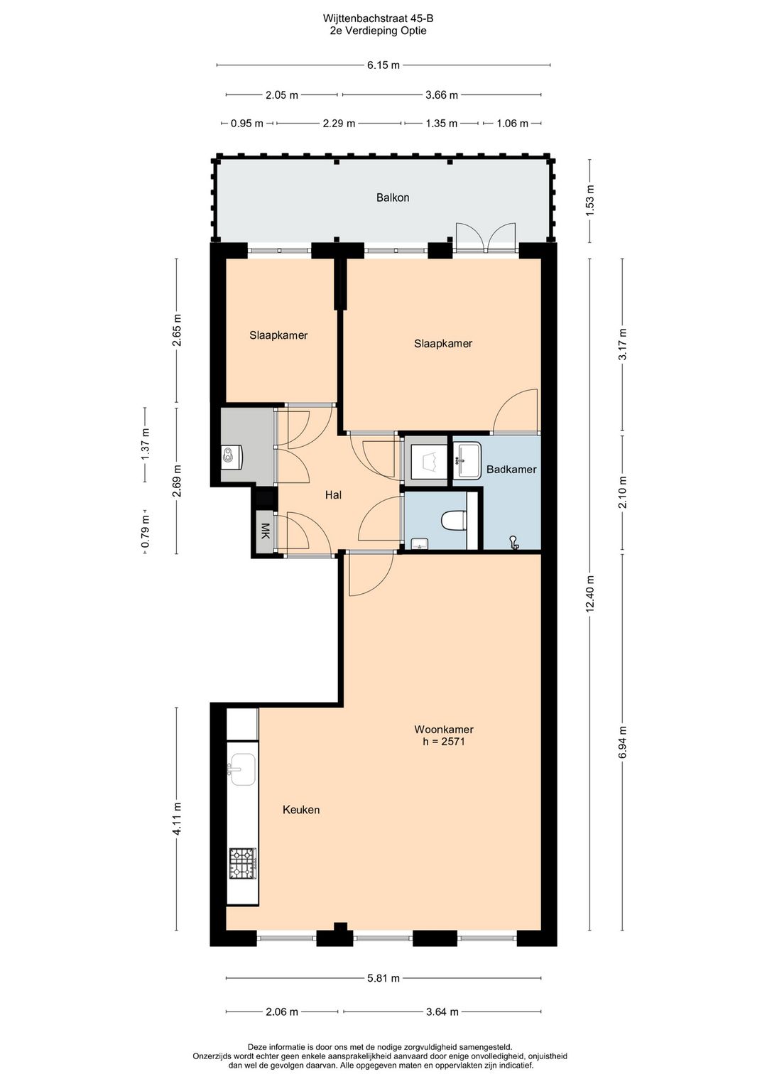Foto 23 van Wijttenbachstraat 45-B