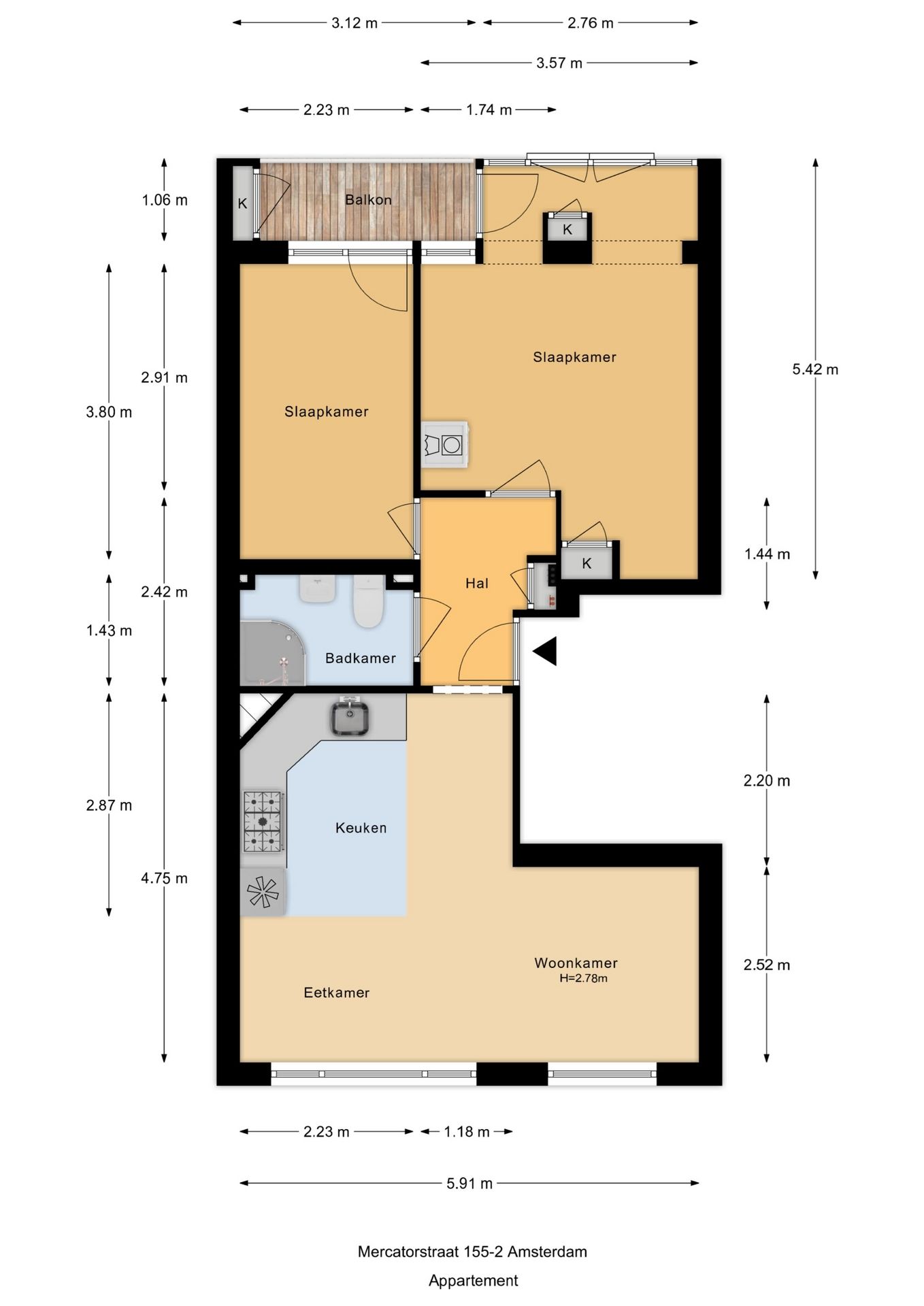 Photo 36 of Mercatorstraat 155-2