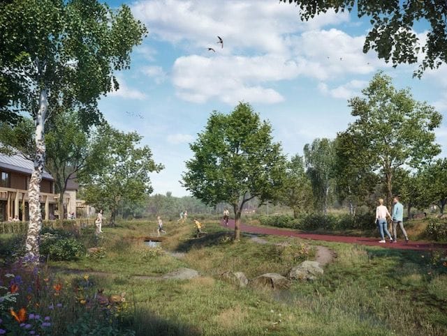 Foto 2 van Bosvilla, type S, Bosrand, fase Kiem (Bouwnr. A.01)