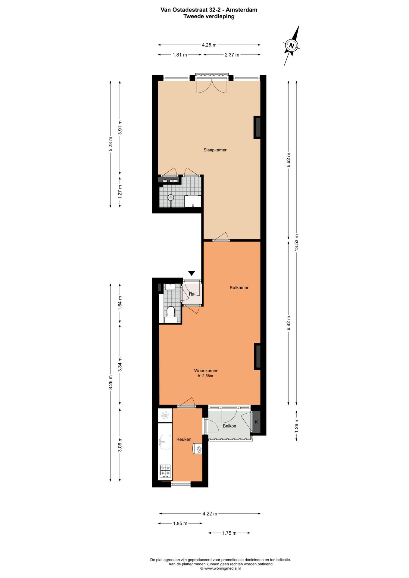 Foto 19 van Van Ostadestraat 32-2