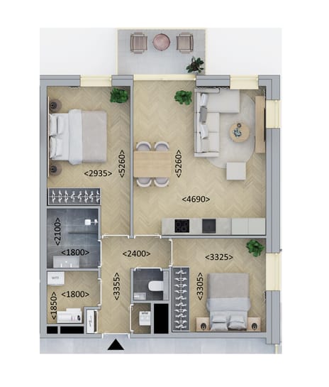 Hoekappartement thumbnail