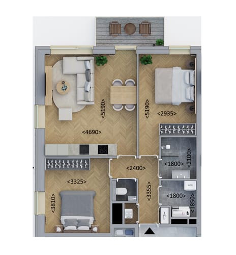 Hoekappartement thumbnail