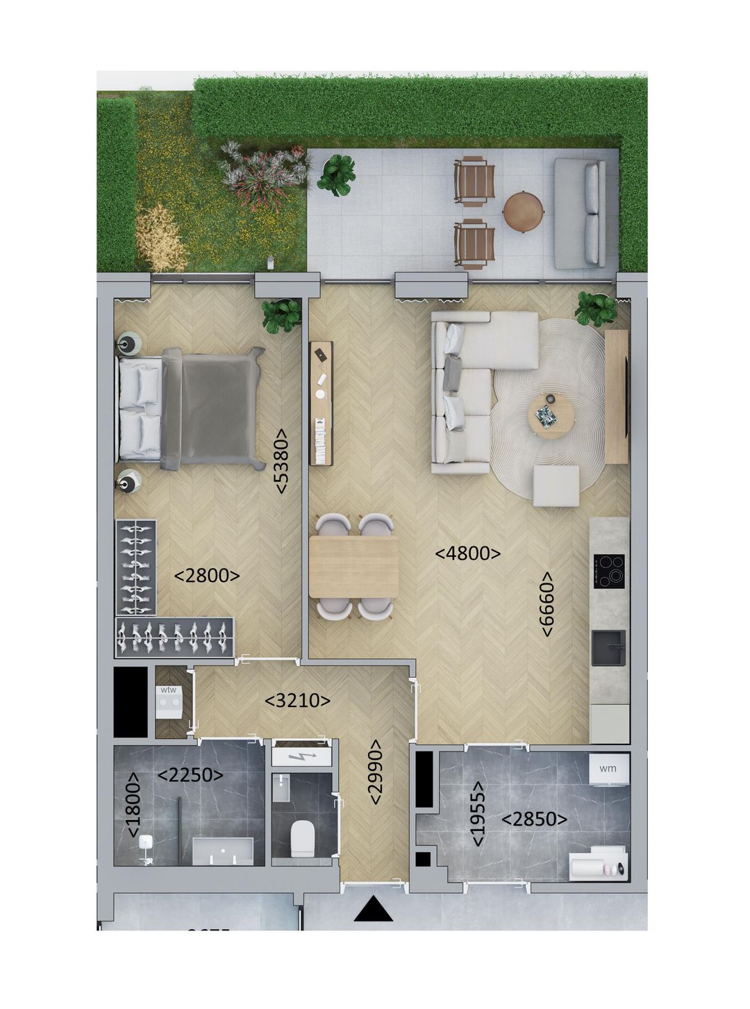 Foto 1 van Tussenappartement (Bouwnr. D0.2)