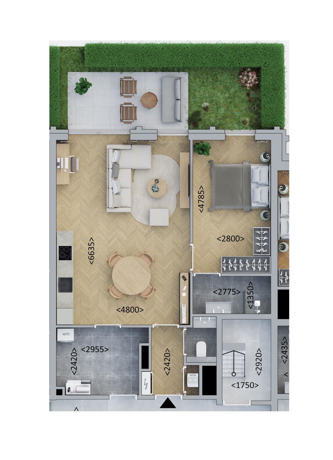 Photo 8 of Tussenappartement (Bouwnr. D1.3)