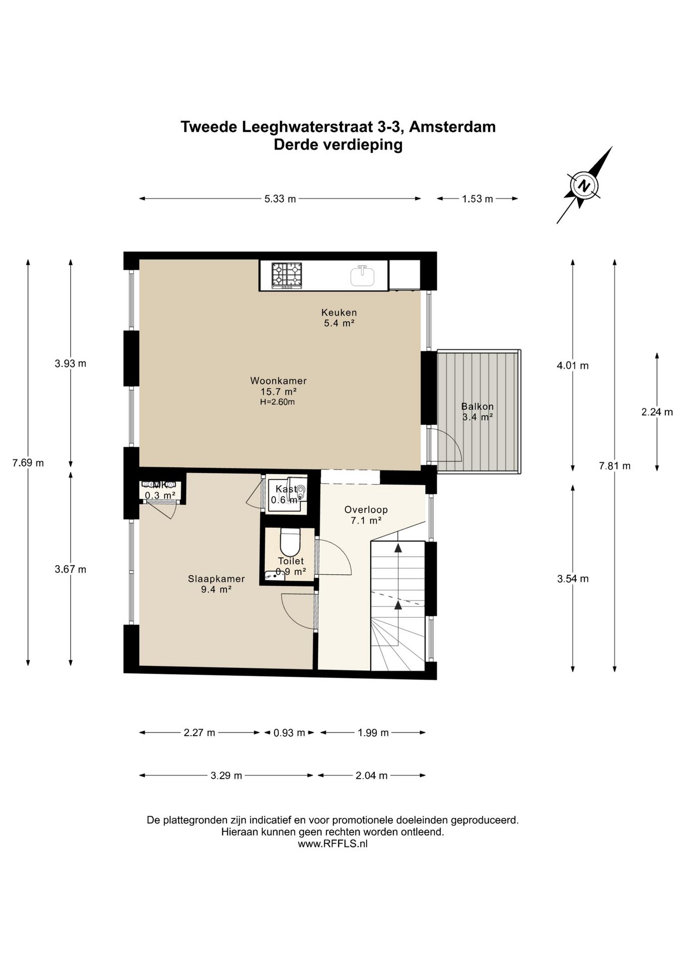 Foto 33 van Tweede Leeghwaterstraat 3-3