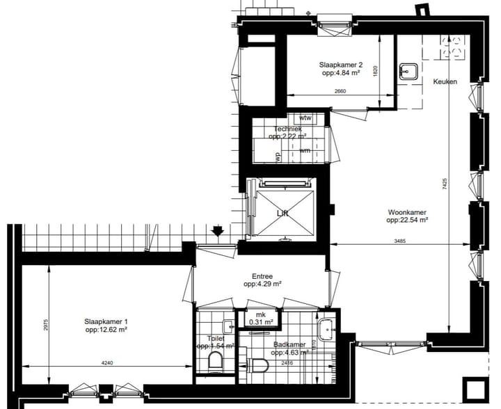 Foto 4 van Professor Einsteinlaan 5-A1