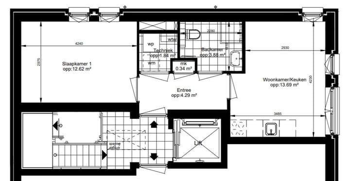 Foto 3 van Professor Einsteinlaan 5-A5