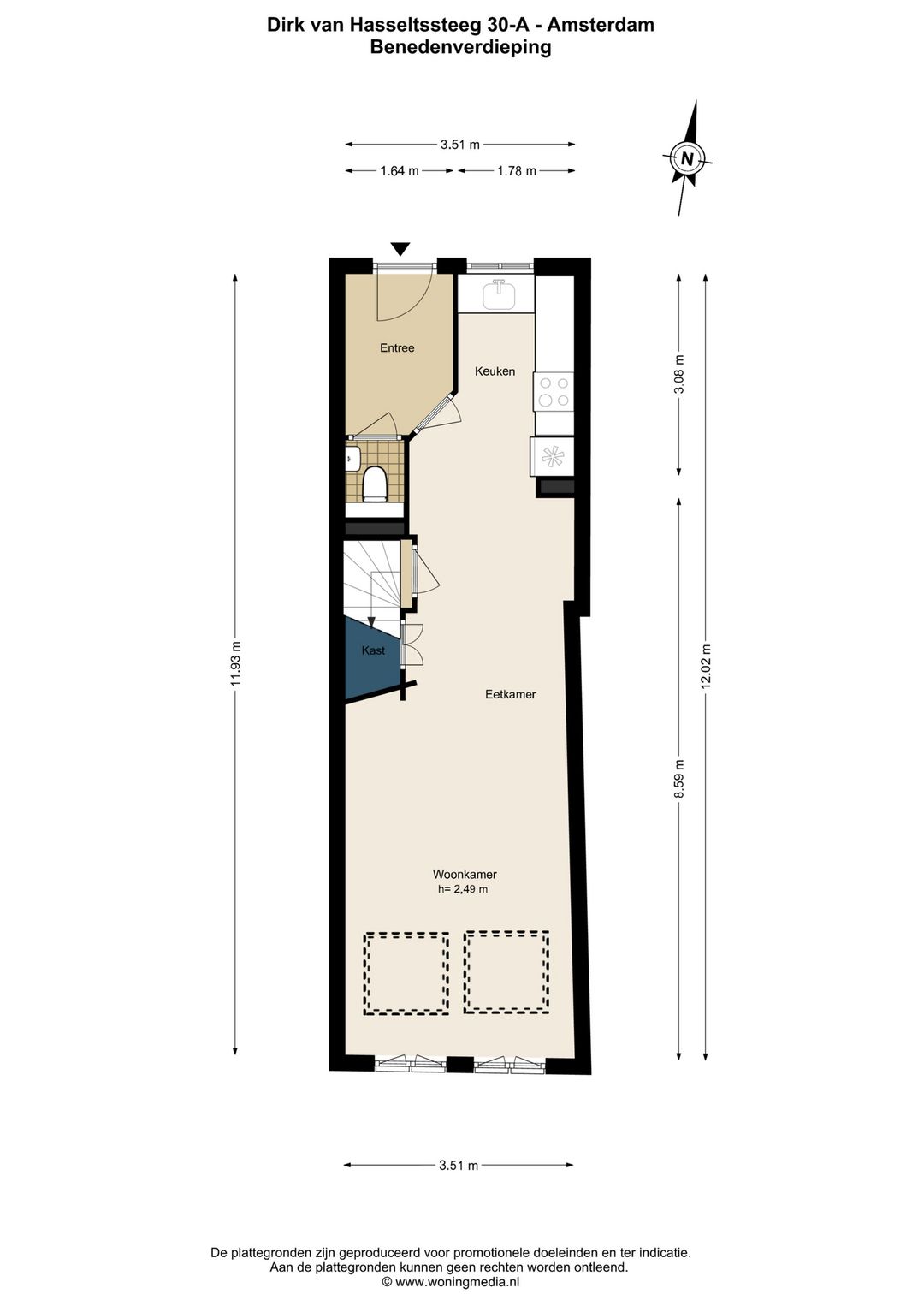 Foto 22 van Dirk van Hasseltssteeg 30-A