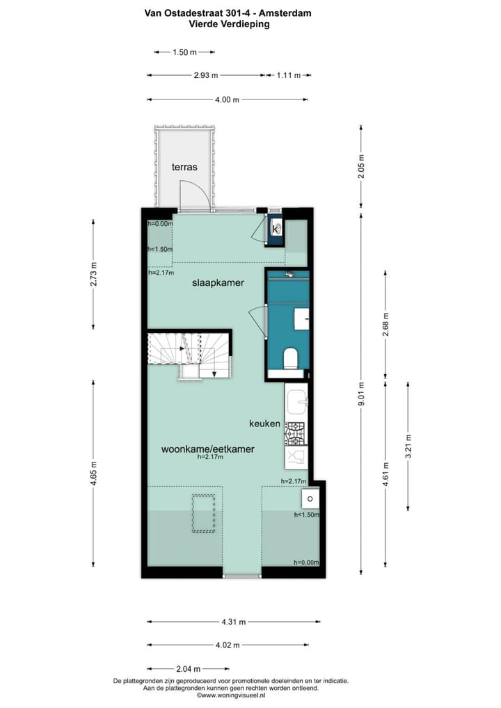 Foto 22 van Van Ostadestraat 301-4