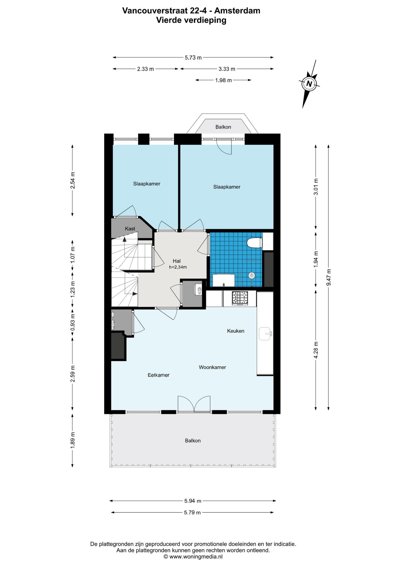 Foto 24 van Vancouverstraat 22-4