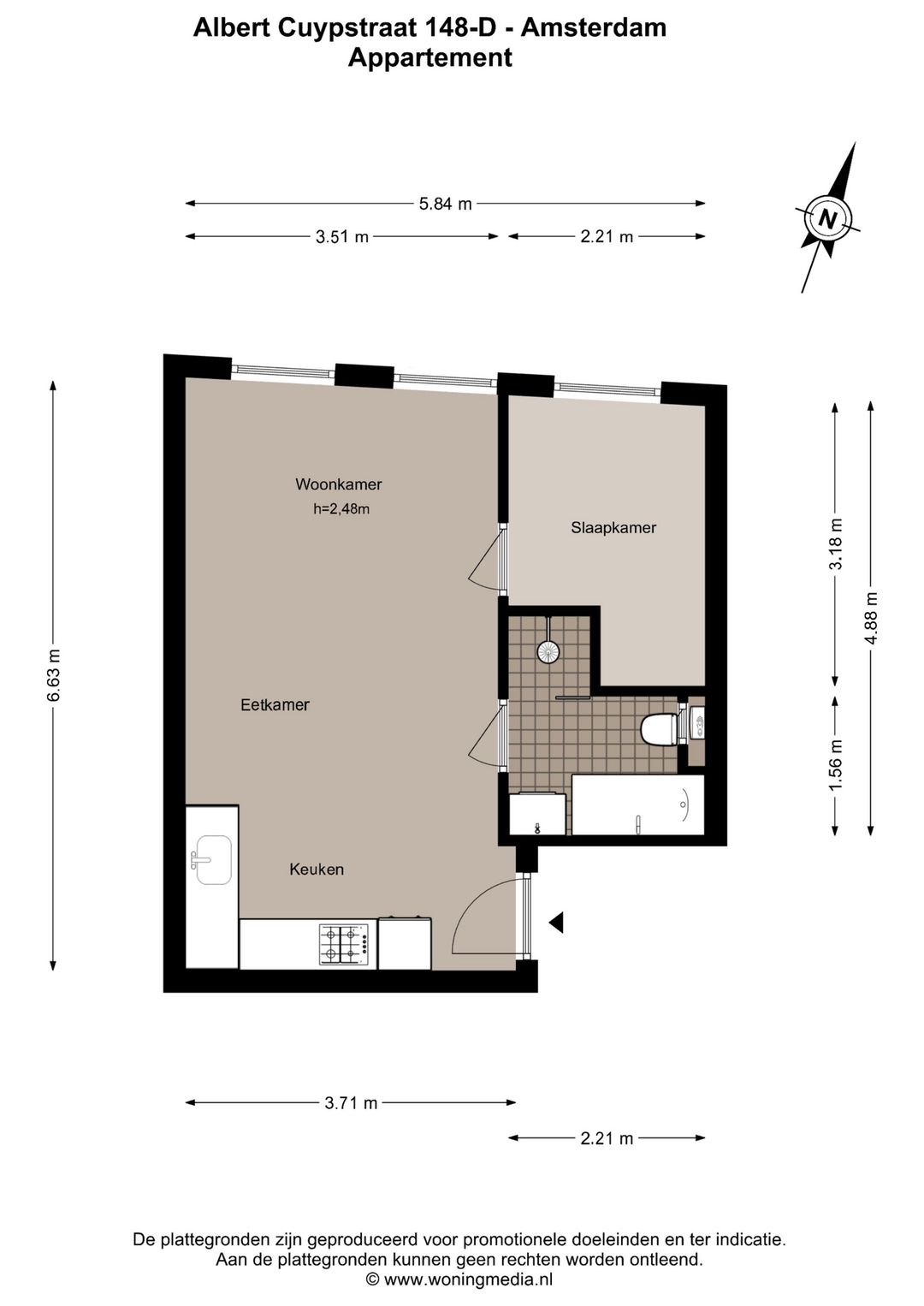 Photo 13 of Albert Cuypstraat 148-D