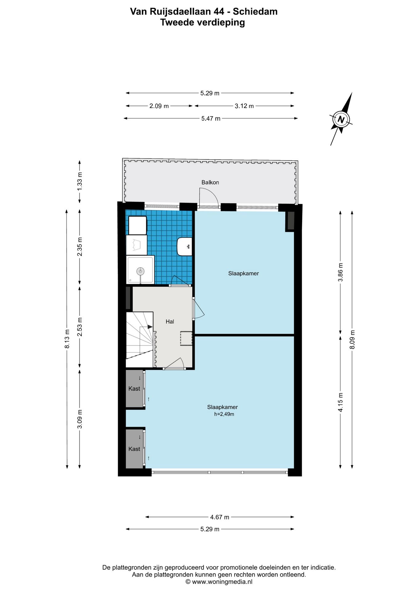 Foto 30 van Van Ruijsdaellaan 44